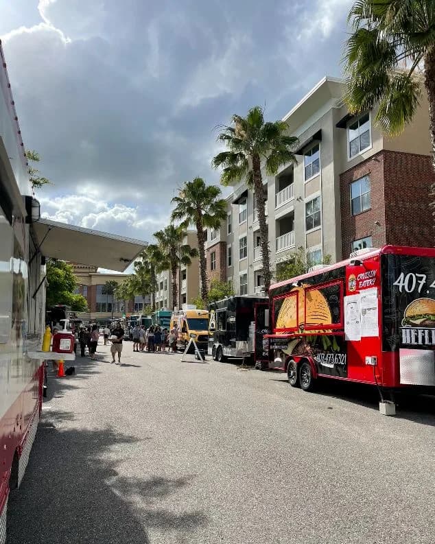 Luxury Apartment Resident Events with Food Trucks